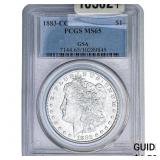 1883-CC Morgan Silver Dollar PCGS MS65 GSA