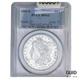 1885-S Morgan Silver Dollar PCGS MS63