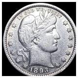 1893 Barber Quarter CLOSELY UNCIRCULATED