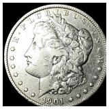 1901 Morgan Silver Dollar NEARLY UNCIRCULATED