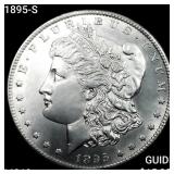 1895-S Morgan Silver Dollar CHOICE BU