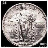 1921 Standing Liberty Quarter CHOICE BU