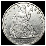 1876 Silver Half Dollar (Seated Liberty) CLOSELY U