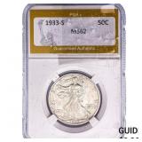 1933-S Walking Liberty Half Dollar PGA MS62