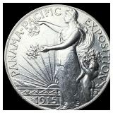 1915-S Silver Half Dollar Panama-Pacific Expositio