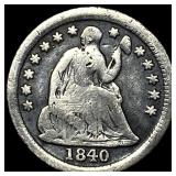 1840-O Silver Half Dime NICELY CIRCULATED
