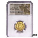 Western Roman Empire Honorius 393-423 AD Gold Sol