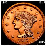 1857 Sm Dt Braided Hair Large Cent