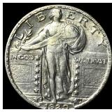 1929 Standing Liberty Silver Quarter CLOSELY UNCIR