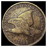 1858 Copper-Nickel Flying Eagle Cent HIGH GRADE