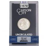 1885-CC Morgan Silver Dollar NGC MS61 PL