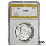 1963 Franklin Half Dollar PGA MS65