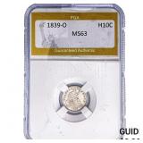 1839-O Seated Liberty Half Dime PGA MS63