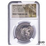 Aeolis, Temnus 200-170 BC Silver Tetradrachm NGC