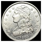 1834 Capped Bust Silver Quarter NEARLY UNCIRCULATE