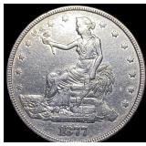 1877 Silver Trade Dollar LIGHTLY CIRCULATED