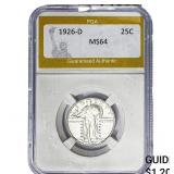 1926-D Standing Liberty Quarter PGA MS64