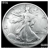 1916 Walking Liberty Half Dollar