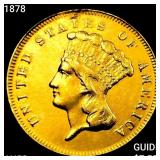 1878 $3 Gold Piece