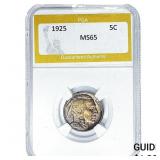 1925 Buffalo Nickel PGA MS65