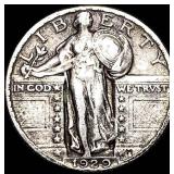 1929 Standing Liberty Silver Quarter NEAR UNC