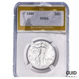1944 Walking Liberty Half Dollar PGA MS66