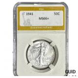 1941 Walking Liberty Half Dollar PGA MS66+