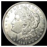 1921-D Silver Morgan Dollar CHOICE AU