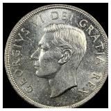 1950 Canada Silver Dollar UNCIRCULATED