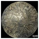 Mexico Silver 8 Reales Punch Marked NEARLY UNCIRC
