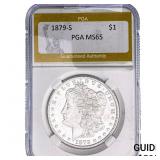 1879-S Morgan Silver Dollar PGA MS65