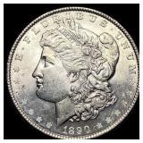 1890 Silver Morgan Dollar CHOICE BU