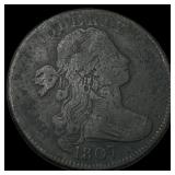 1807 Draped Bust Large Cent ABOUT UNCIRCULATED