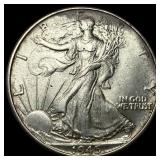 1945-S Silver Walking Liberty Half Dollar UNCIRCUL
