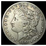 1901-S Silver Morgan Dollar LIGHTLY CIRCULATED
