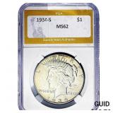 1934-S Silver Peace Dollar PGA MS62