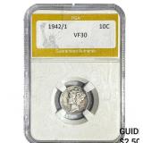 1942/1 Mercury Silver Dime PGA VF30