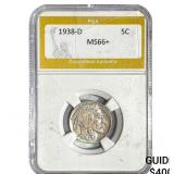 1938-D Buffalo Nickel PGA MS66+