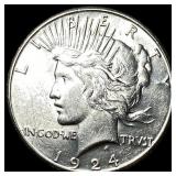 1924 Silver Peace Dollar UNCIRCULATED