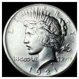 1921 Silver Peace Dollar UNCIRCULATED