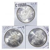 [3 Coins] 1885 Morgan Silver Dollar