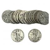 Roll of 20 Walking Liberty 50C
