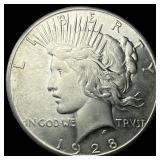 1928 Peace Silver Dollar HIGH GRADE