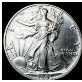 1941 Silver Walking Liberty Half Dollar CHOICE PRO