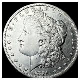 1889-O Silver Morgan Dollar ABOUT UNCIRCULATED