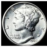 1934-S Silver Mercury Dime CHOICE BU