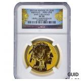2013-W 1oz Gold Buffalo $50 Rev. PF NGC PF70