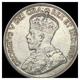 1936 Canada Silver Dollar CLOSELY  UNCIRCULATED