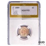 1889 Indian Head Cent PGA MS64 RD