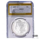 1889-S Morgan Silver Dollar PGA MS63
